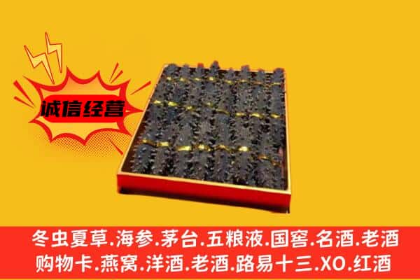 桦甸市回收海参